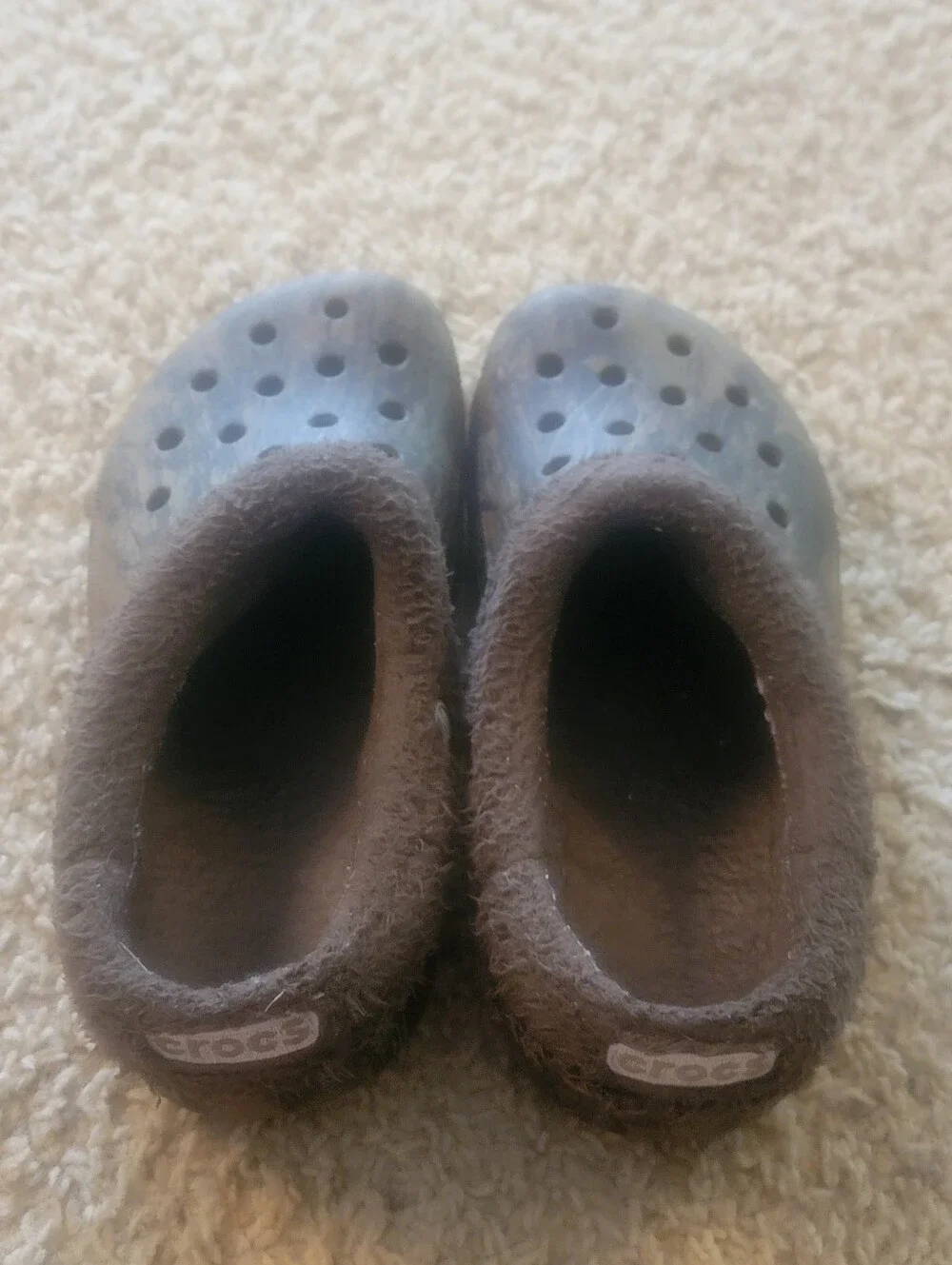 Crocs Classic Lined Clogs Camo Fleece Men's 8 Women's 10